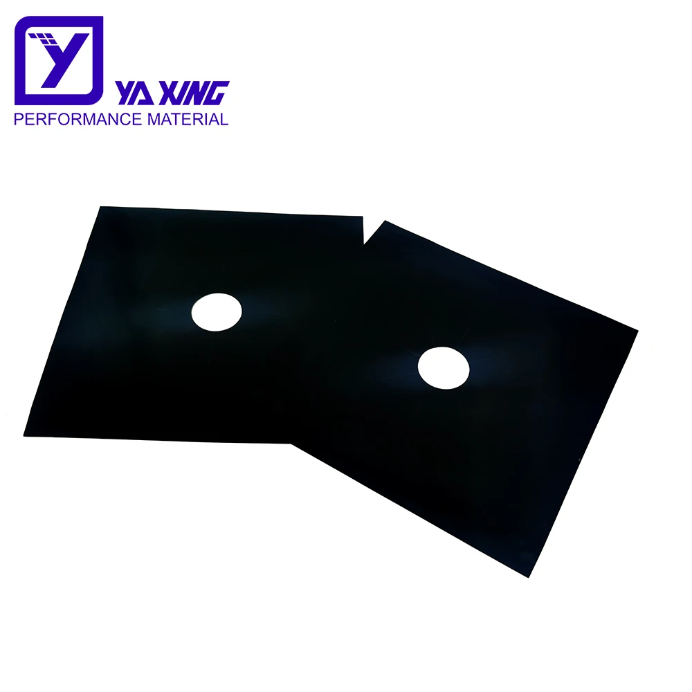 

Not easily deform faded Easy Cleaning Non stick Reusable Covers Gas Stove top protector, Black brown