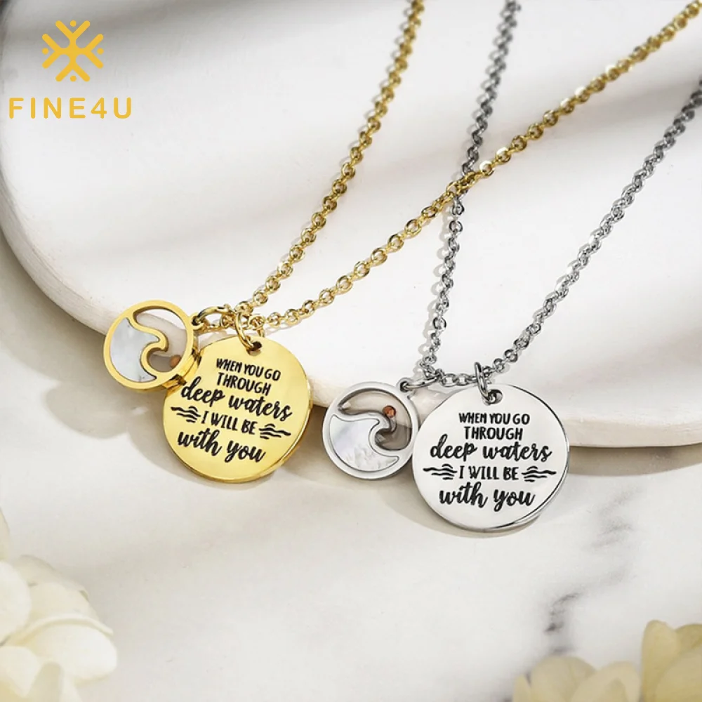 

Hot Selling Christian Stainless Steel Jewelry Shell Faith Pendant Mountain Mustard Seed Necklace