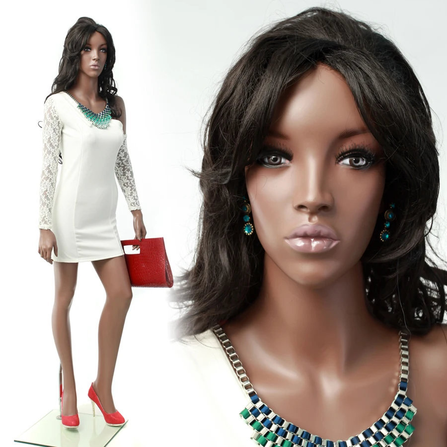 Wholesale Price African Brown Skin Color Female Mannequin Full Body Dummy Realistic Lifelike 