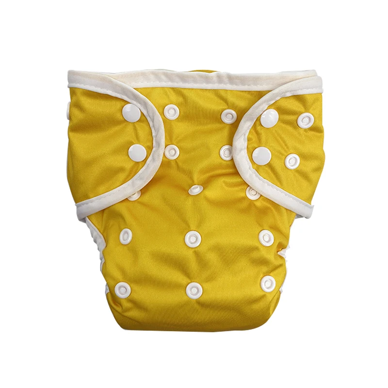 Cheap Custom Wholesale Yellow Waterproof Reusable Washable Cloth Baby