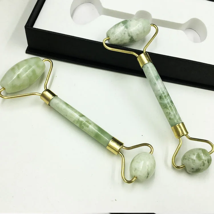 

High Quality Anti Aging Natural Jade Stone Green Jade Roller Skin Care Jade Roller