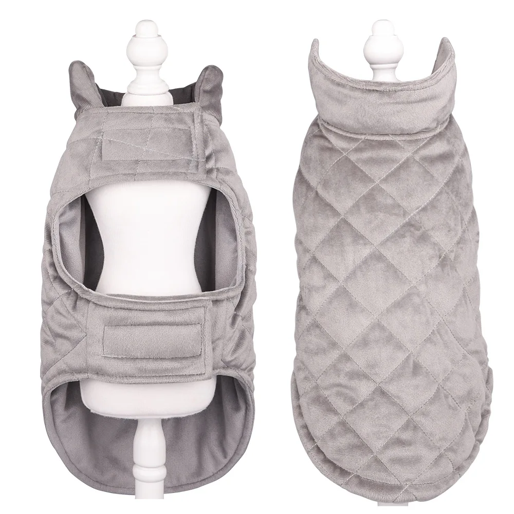 

2022 Small and Medium-sized Dogs Cat in Autumn and Winter Cotton Clothes for Pet Outdoor Thick Warm Cotton Dog Coat Dog Clothes, According to the picture