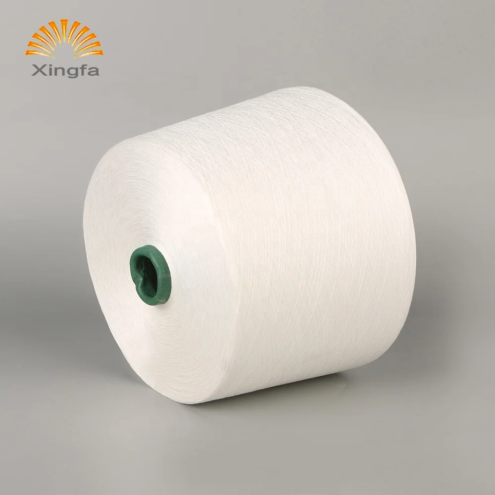 
Good quality China supplier white 100% viscose spun yarn 30S/1 