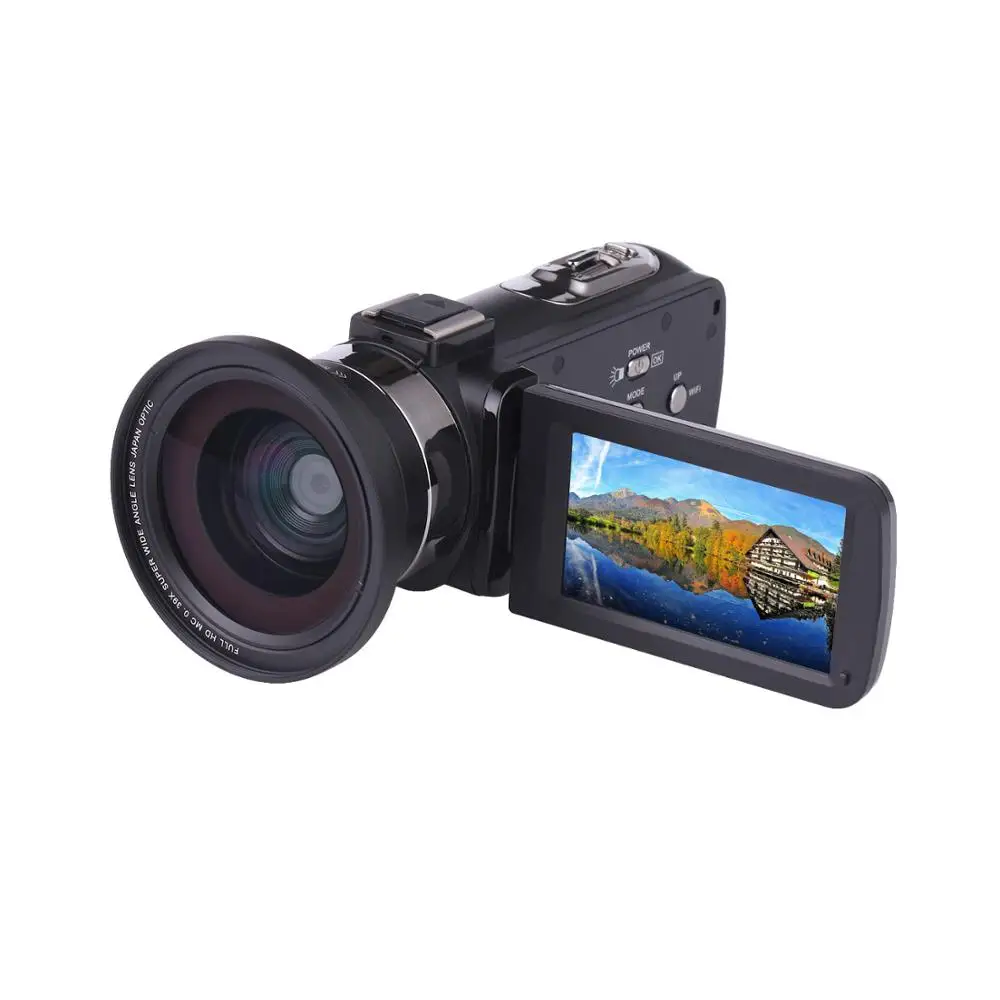 

2021 Cheap Video Camera Camcorder, HD 1080P 30FPS 24MP Vlogging Camera 3.0 Inch IPS Screen Digital YouTube Camera Recorder