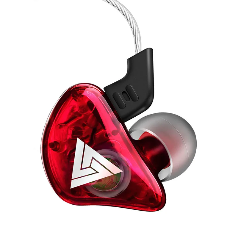 

QKZ CK5 New Sports Earphone Transparent Subwoofer Mobile Music Headset