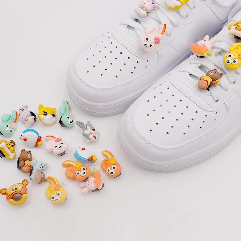 

Weiou cuty shoes charms shoelaces adorable charms one bag 10 Pcs send randomly shoes