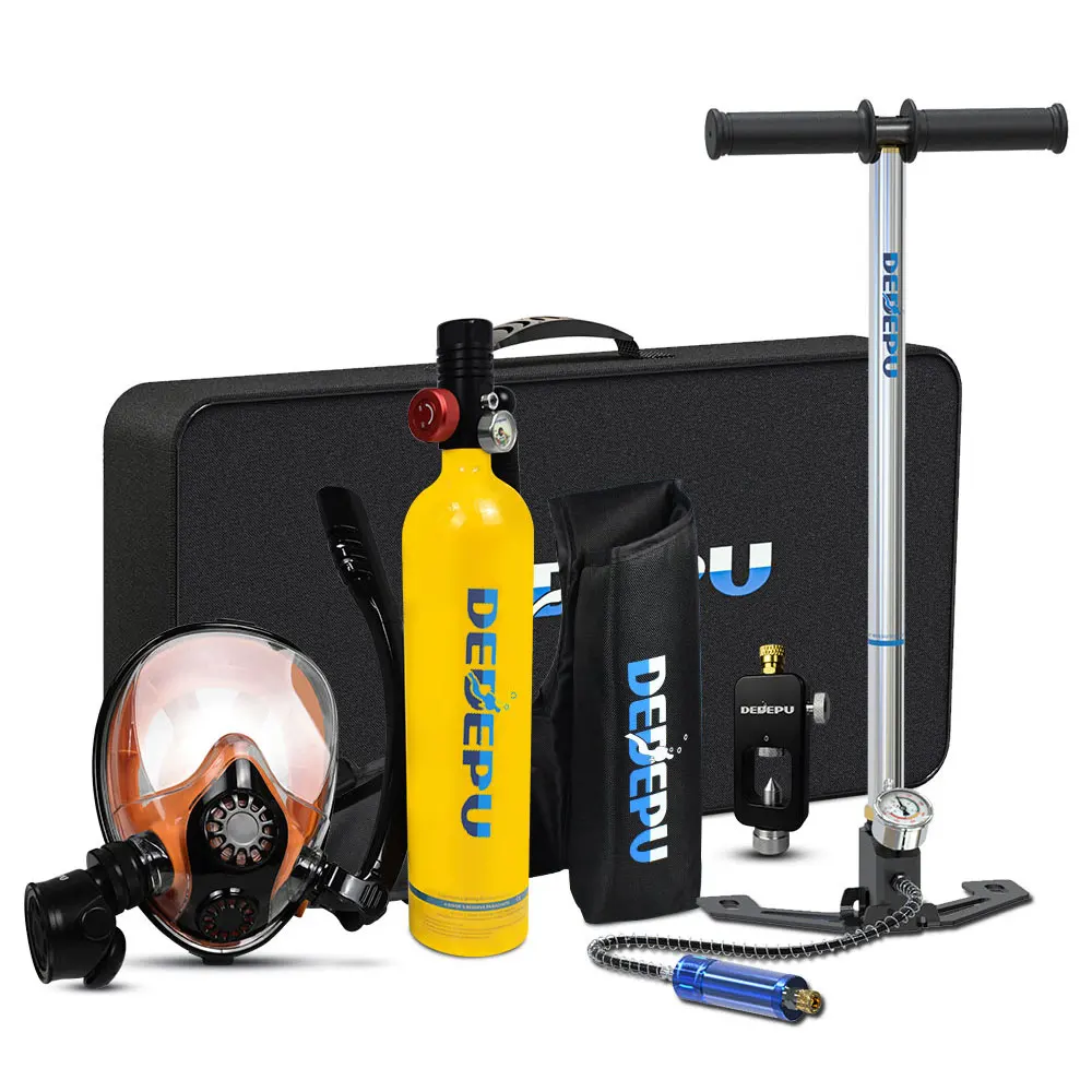 DEDEPU 1L UnderWater Sport Oxygene Cylinder Tank Swimming Scuba Cylinder Diving Tank