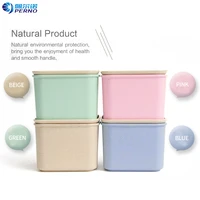 

Factory supply wheat straw food container storage box 600ML food grade