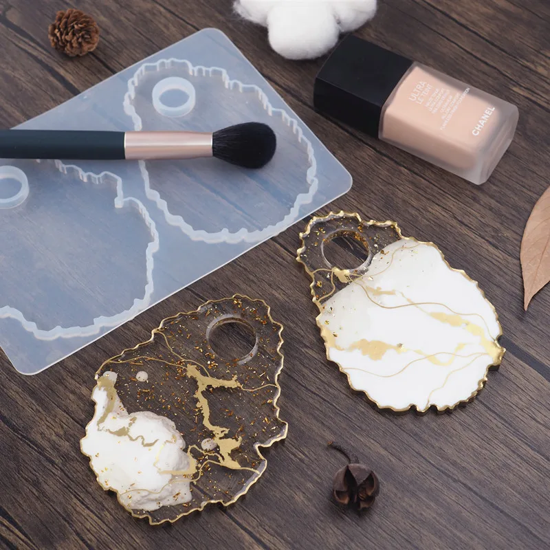 

LOVE'N LV260T new silicone Epoxy mould DIY Makeup Tray Resin mold gift for women