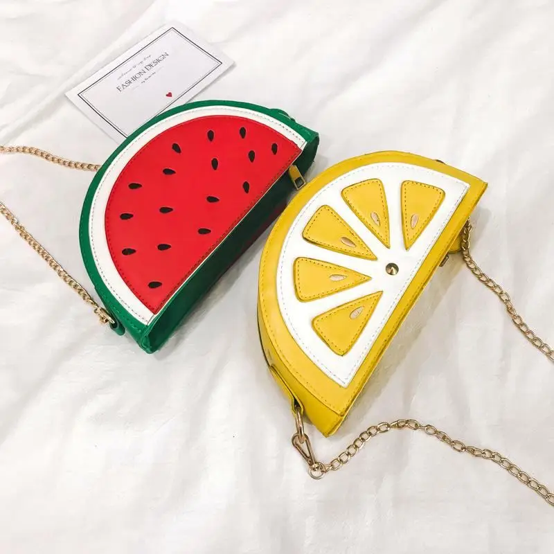 

2020 Latest Novelty Cute Lemon Shape Shoulder Mini Bags Crossbody Sling Purses and Handbags for Women