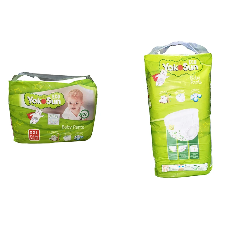 

Free Sample newborn disposable pants pull up A grade baby diapers