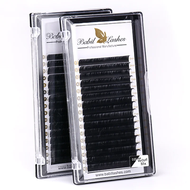 

Babillashes 16 rows eyelash private label 0.02 0.03 0.05 0.06 0.07 0.085 easy fanning russian volume eyelash extensions