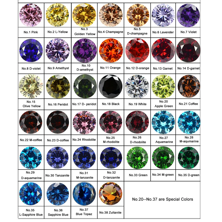 

Thriving Gems Hot Selling Wholesale Synthetic Gemstone White Cubic Zirconia