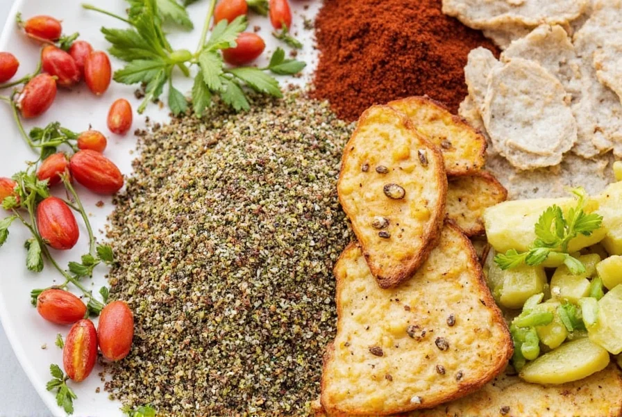 Tex-Mex fiesta blend with chili peppers nearby