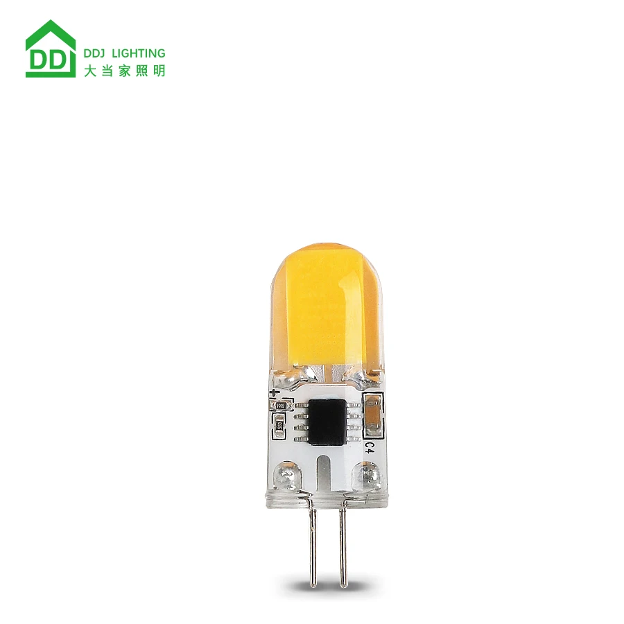 Super bright Epistar cob1508 mini size dimmable  2.5w 300 lumens g4 led 120v/220v ac lamp with ce rohs fcc certification