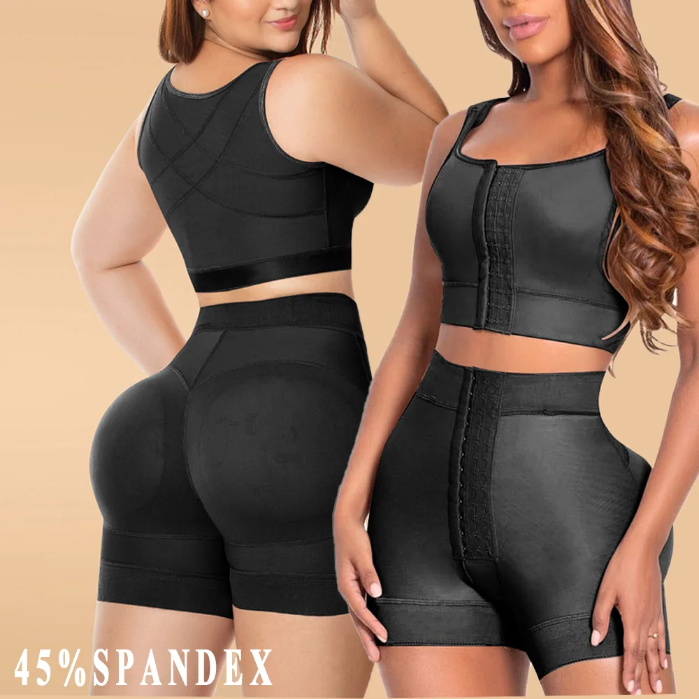 

Women Liposuction Compression Colombian BBL Shapewear Shapers Bodysuit Post Surgery Chirurgical Stage 1 Fajas Colombianas