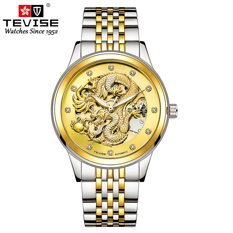 

Hot Selling Luminous Watch Fashion 3ATM Waterproof Men's Skeleton Luxury Wristwatch Original Wrist Watches, Optional