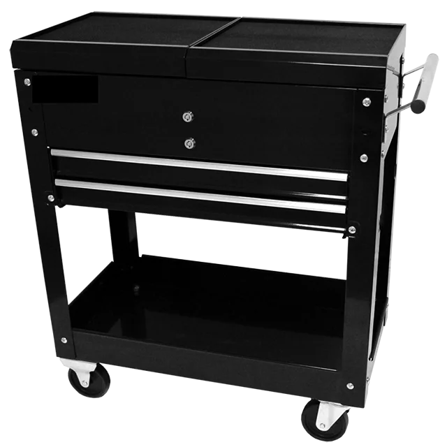 Factory wholesale 28 INCH Two Drawer Top Service Cart Mechanics Tool Cart manufacture