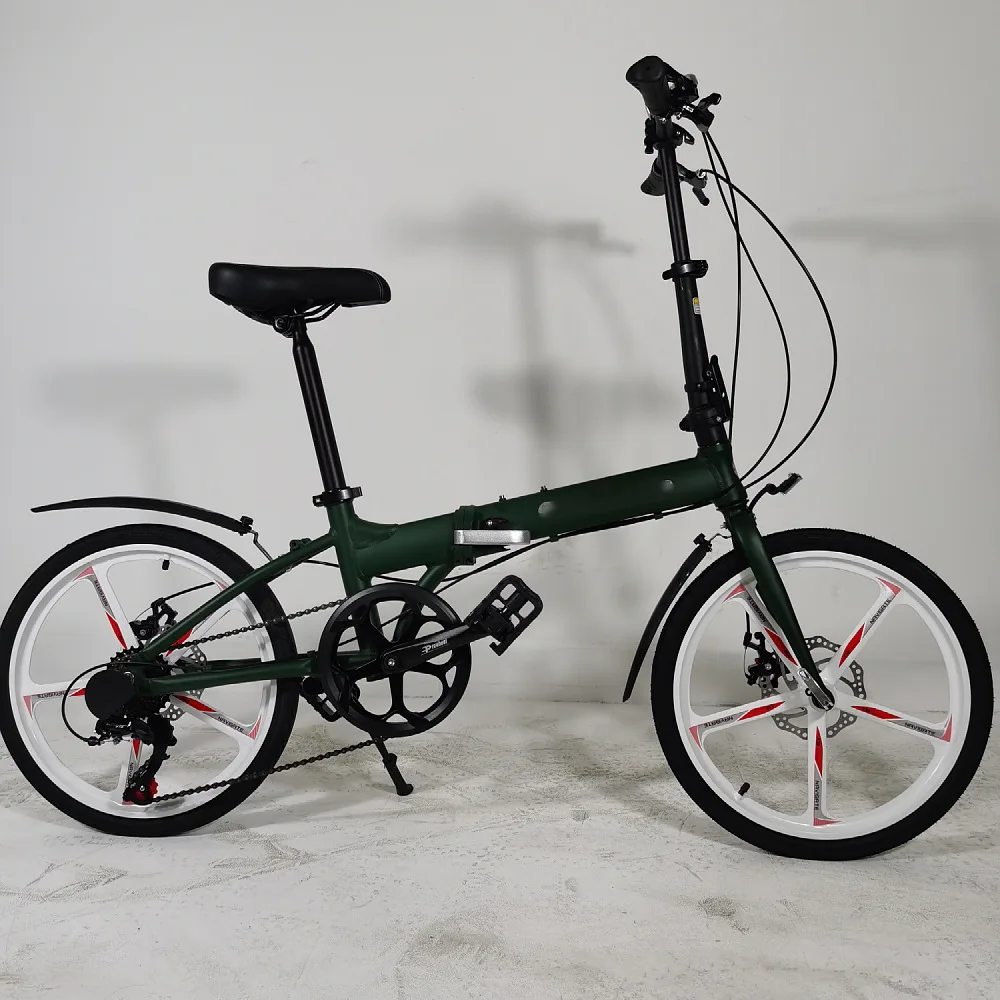 

Folding bicycle 20 inch aluminum alloy folding bicycle mountain bike variable speed folding bicycle