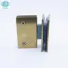 Heavy Duty Titanium Gold Pivot Bathroom Holding Clip Screen Hinge Holder Glass Door Hinge
