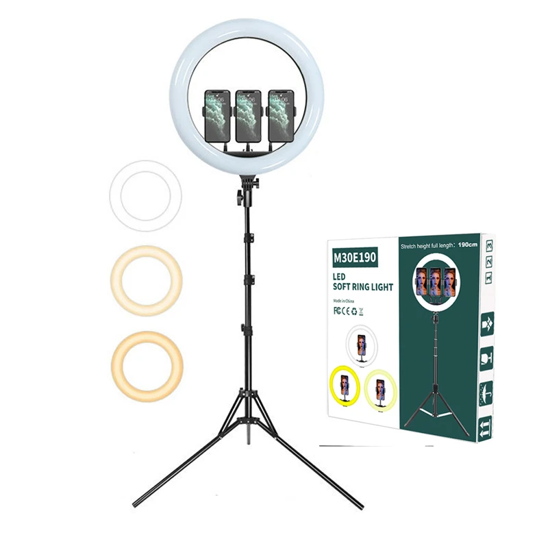 

Hot Selling 12 inch Live Broadcast Professional Video Tiktok LED Fill Ring Light With Tripod Stand