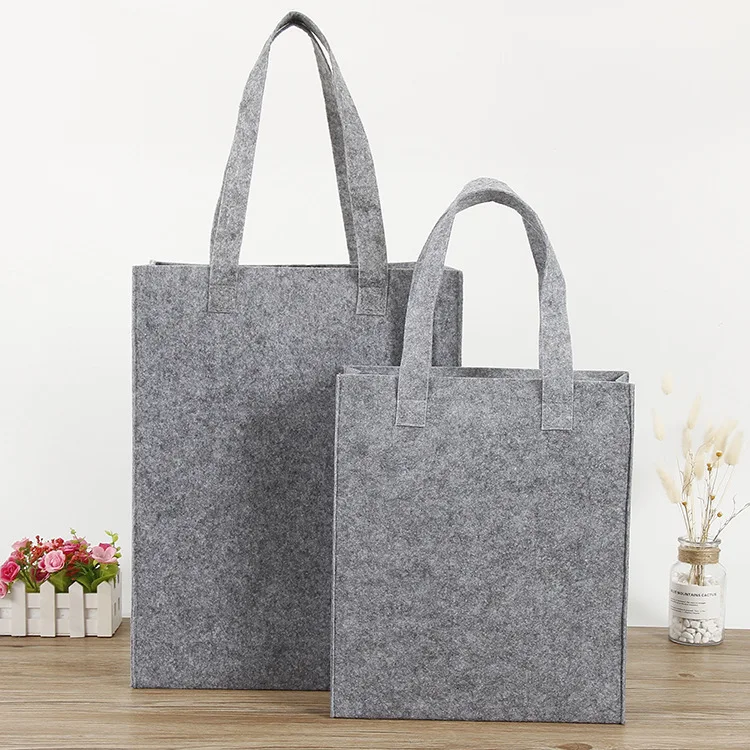 

Handbag for woman 2021 Canvas bag customized wool felt non-woven bag customized simple environmental protection shopping bag, Customizable