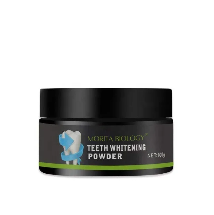 

Factory OEM Teeth Cleaner Whitening Kit Wholesalelers 100% Activated Charcoal Pearl Tooth Brushing Powder Teeth Whitening Powder, Black