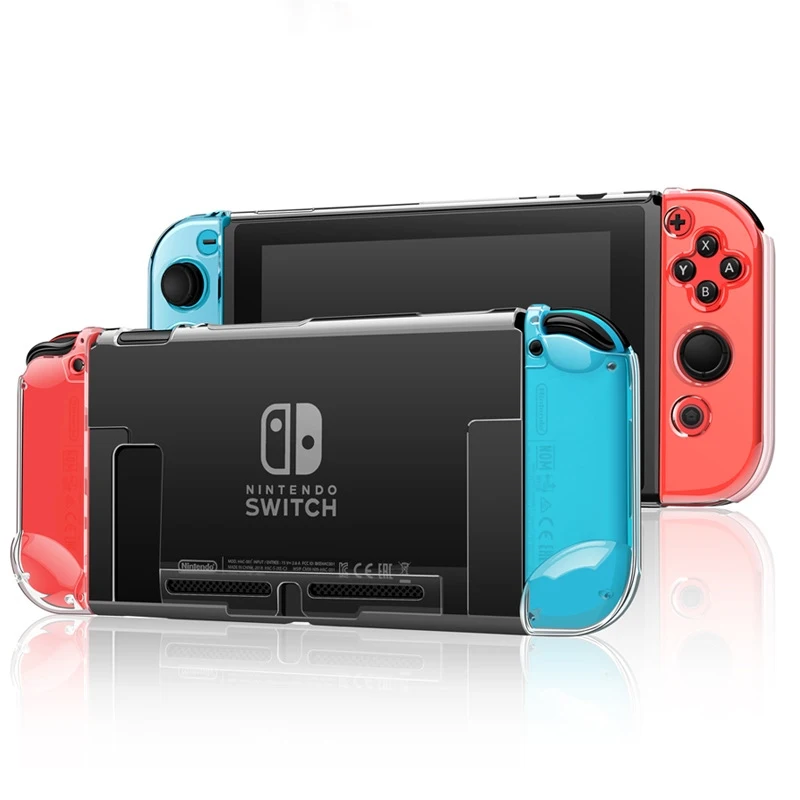 

Hot selling Nintendo Switch crystal protector Case for Nintendo Switch grip cover transparent