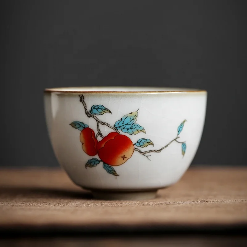 

Custom Logo and Design Coffee Mug Personalized Chinese Style Ceramic Tea Cup, As picure or customized