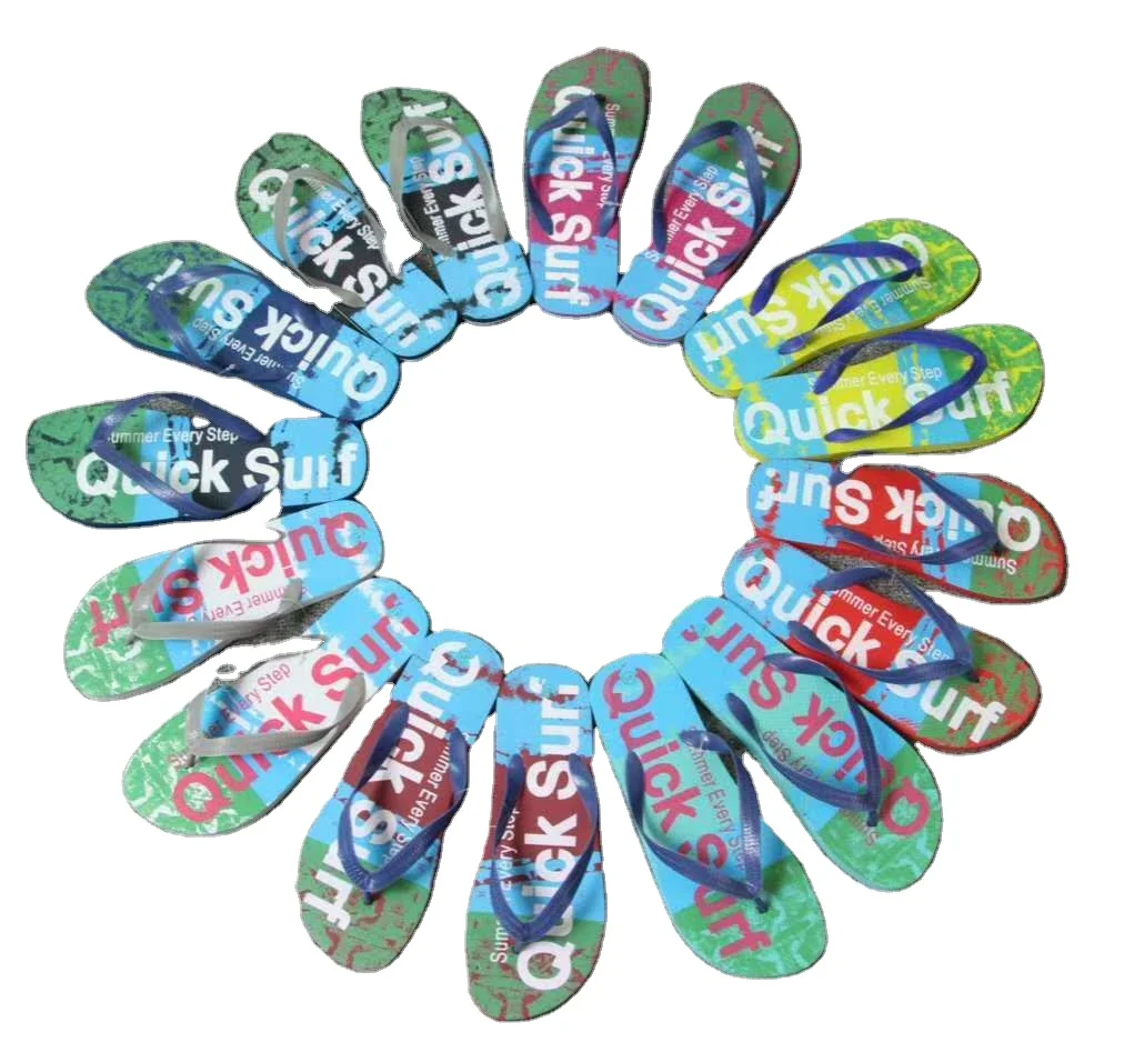 

Wholesale new fashion women and men PVC Slipper Outdoor Beach Flip flops stock, Mix color