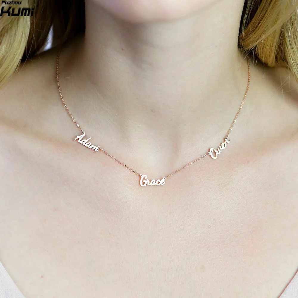 Letter Jewelry Silver 925 Necklaces 