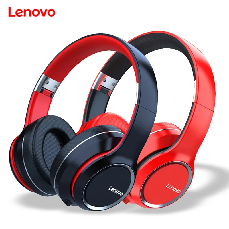 

Original Lenovo HD200 Blue tooth Headset Wireless Computer earphones BT5.0 for iphone12 With Noise Cancelling wireless headphone