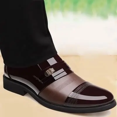 

Fashion Men Shoes Flats Chaussure Homme England PU Men Leather Shoes