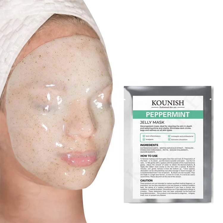 

Beauty 100% Natural Vegan Skin Care Facial Mask Acne Treatment Peel Off Hydro Jelly Powder Face Maskss