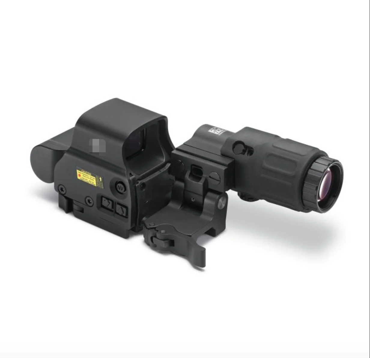 

G33 3X Magnifier Tactical 558 RED DOT Sight Airsoft with Switch to Side Quick Detachable QD Mount Hunting Holographic Scope