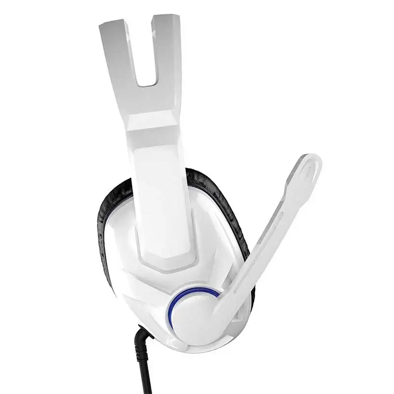 

3.5mm Wired Gaming Headset Noise Cancelling Surround Stereo Game Headphone With Mic Compatible For Mac, White