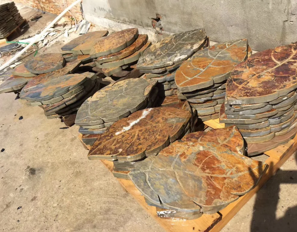 Whole Beautiful Natural Stone Rustic Slate Garden Stepping Stone Buy