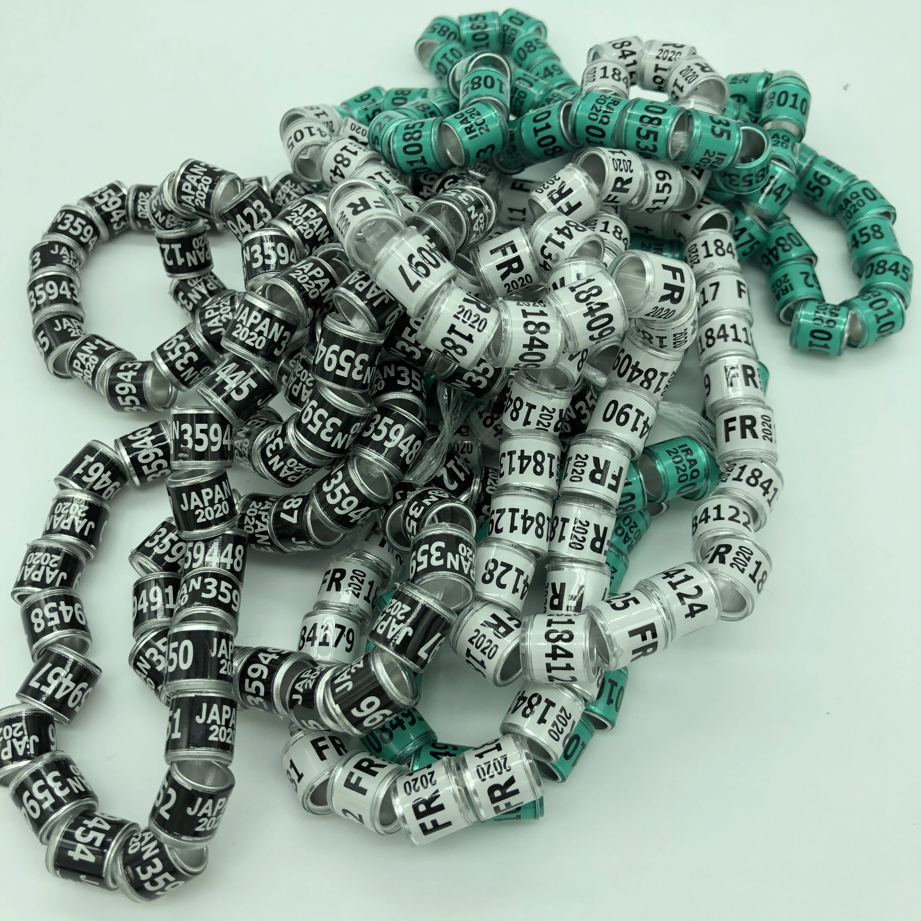 

2020 International Racing pigeon leg rings for birds, Customized
