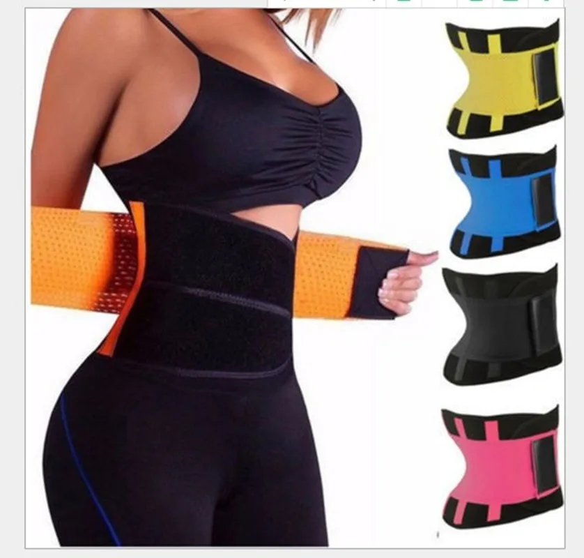 

Adjustable Neoprene Waist Protection Wrap Band Back Support Belt Women Sports Fitness Workout Slimming Sauna Sweat Waist Trainer