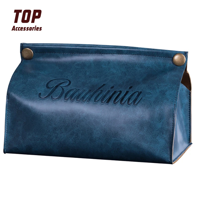 

Most Popular Custom Printed Tissue Boxes Creative Pu Leather Tissue Boxes