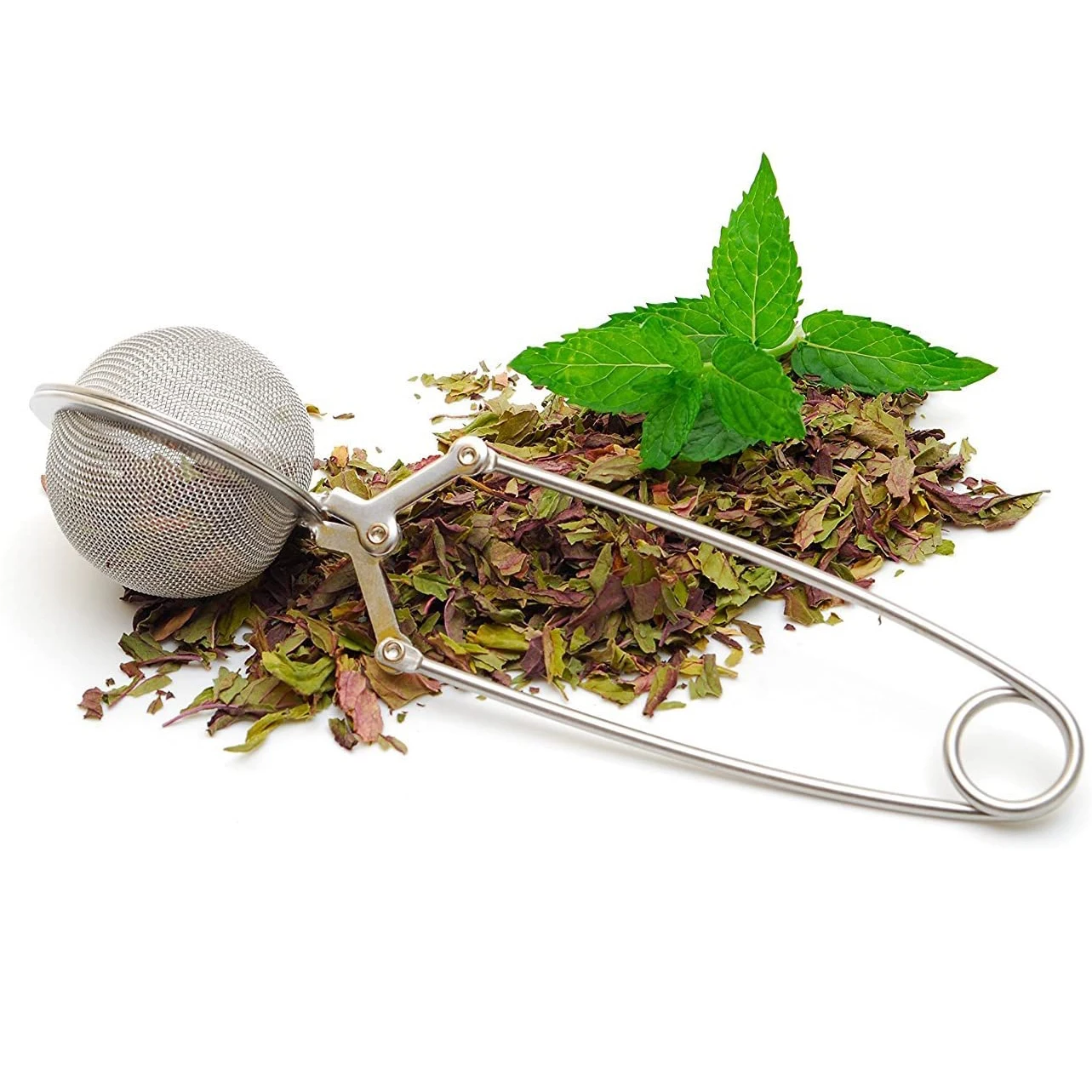 

Tea Infuser Snap Ball Tea Strainer with Handle for Loose Tea