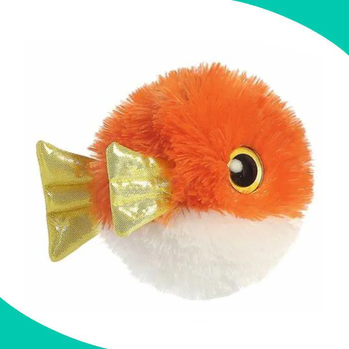 puffer fish plush toy