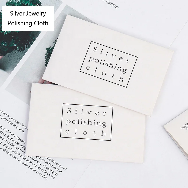 

Durable Silver Jewelry Polishing Cloth Wholesale Paper Envelope Packed Color Mixed Delicate Suede Fabric Anti-oxidation Cleaner, Cmyk or pantone color