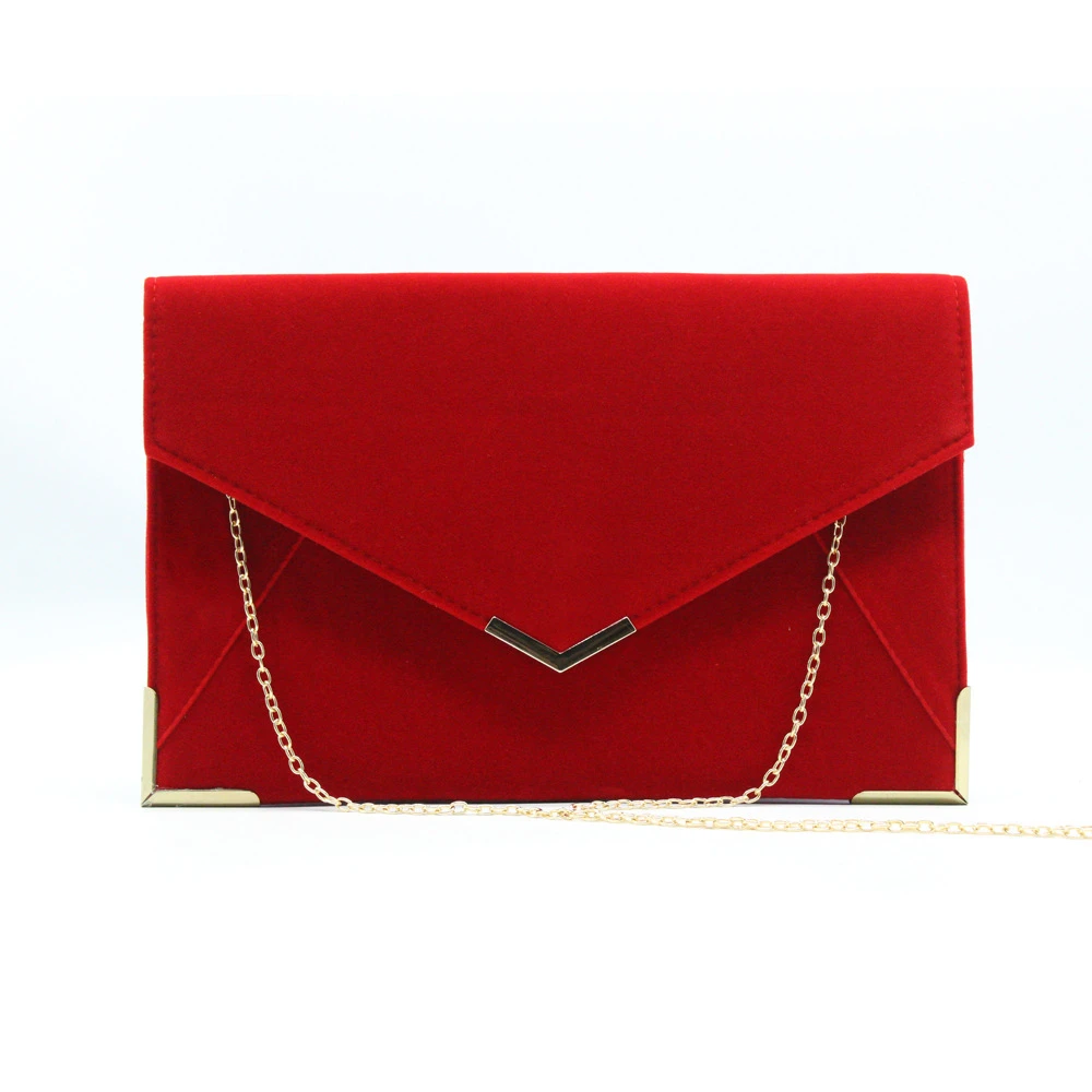 

Fashion Dinner Bag Evening Trend Envelope Large Capacity Clutch Bag Velvet Shoulder Bag