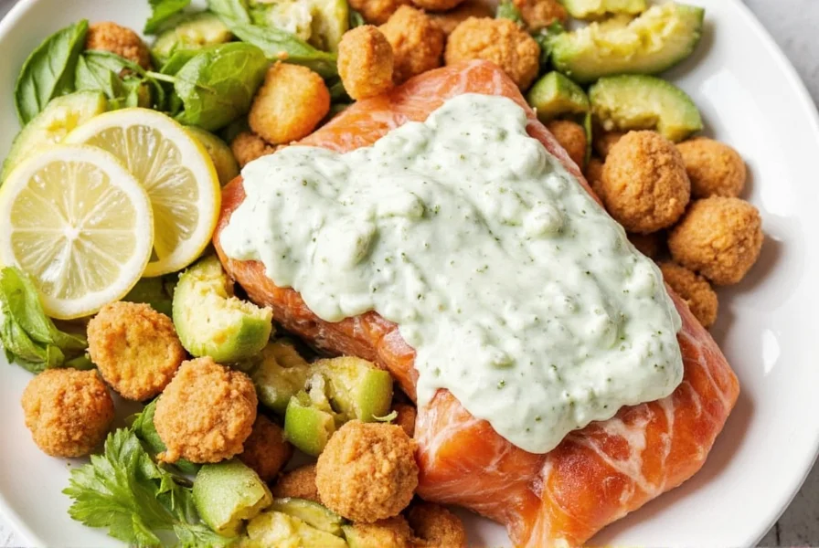 Garnished dill mayonnaise