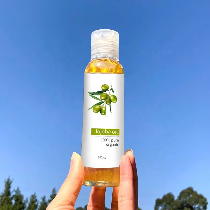 

Wholesale factory price 100% pure natural organic bulk cold pressed jojoba oil for skin