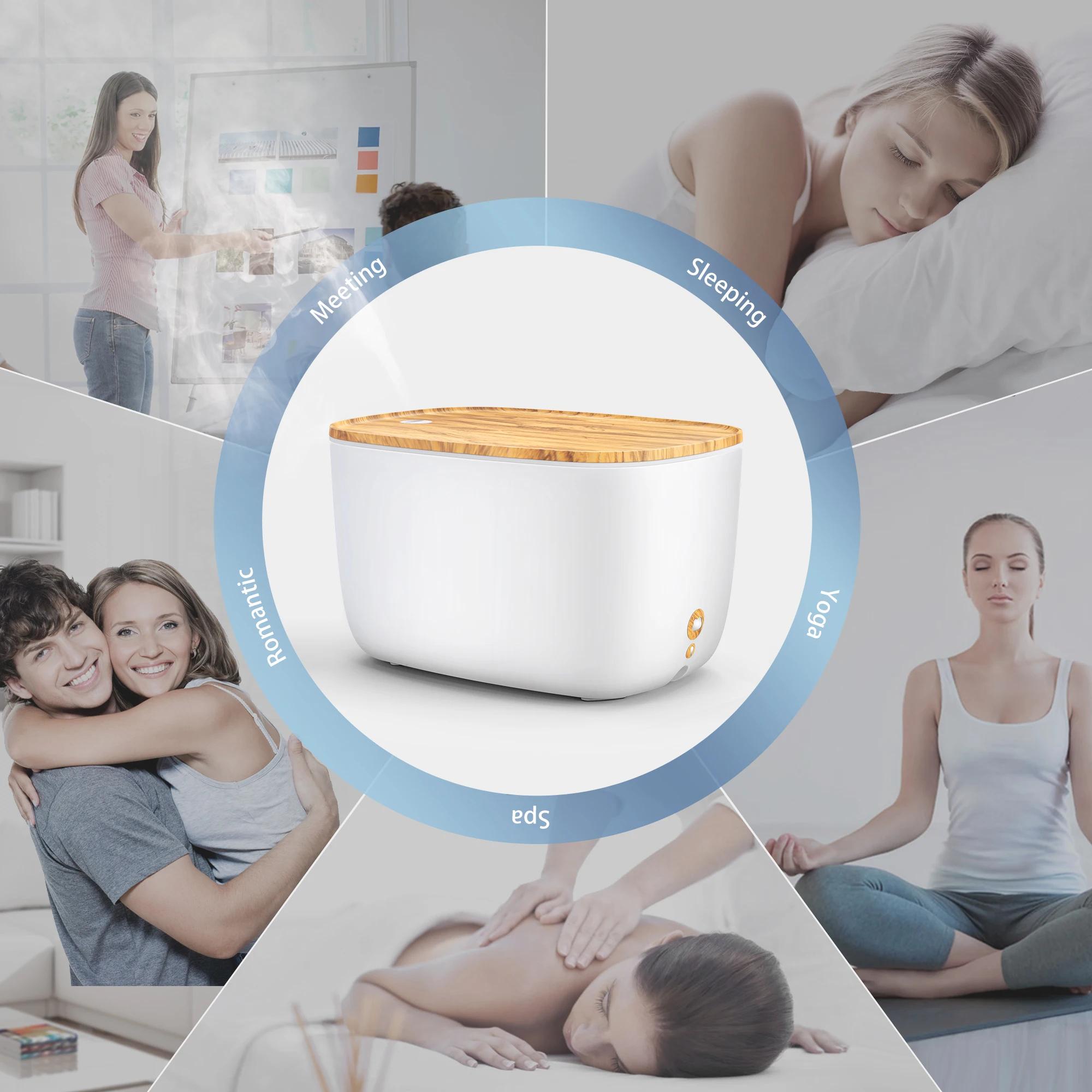 
Newly 1800ml capacity wholesale ultrasonic cool mist air humidifier 