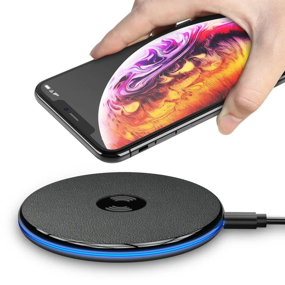 

DHL Free Sample Dropshipping From China Free Shipping RAXFLY Mobile Phone Universal Small Wireless Charging 5W Wireless Charger