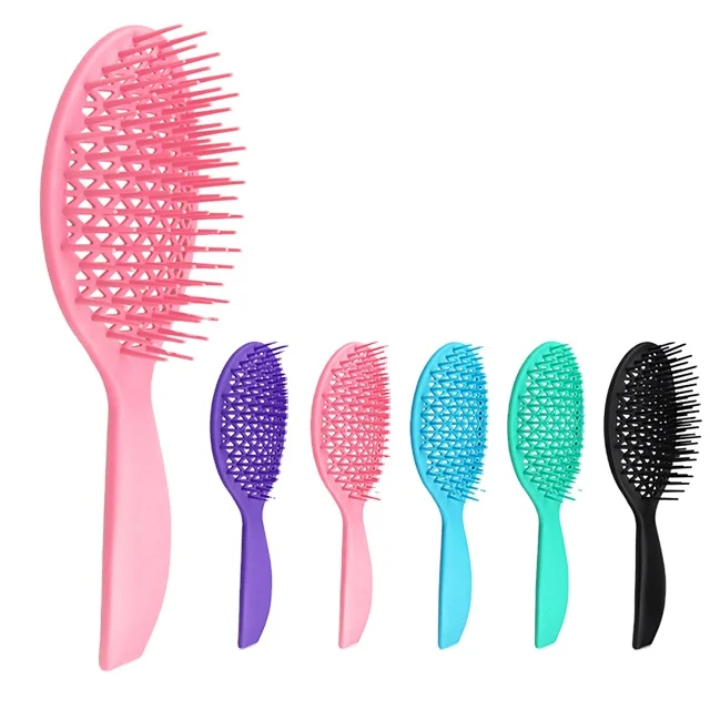 

Customizable Hair Tangle Brush Mesh Design Curved Hair Brush Hair Styling Tool