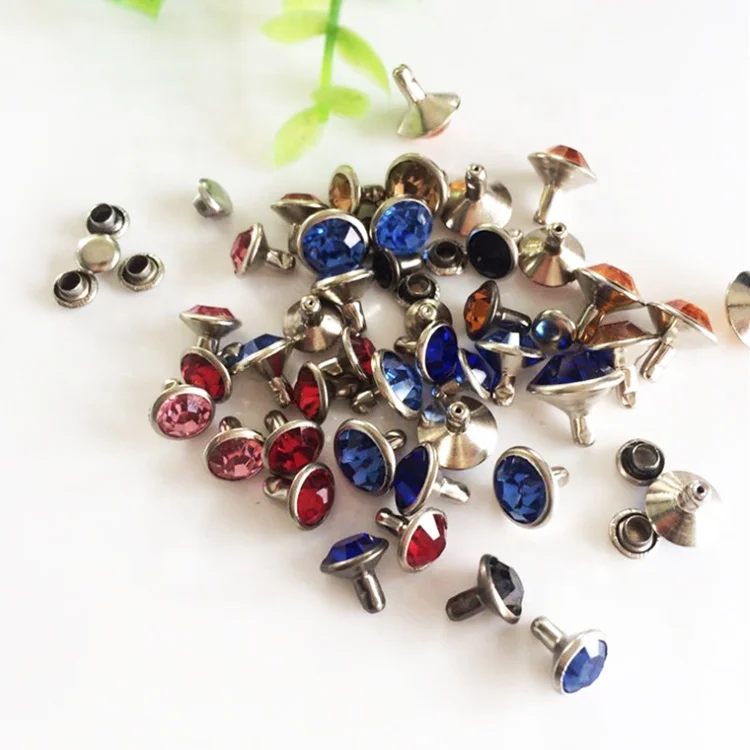 
Assorted Colors Sizes Strass Crystal Rhinestone Rivets for Handbags 